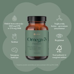 Omega 3 Premium kapsulės