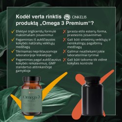 Omega 3 Premium kapsulės