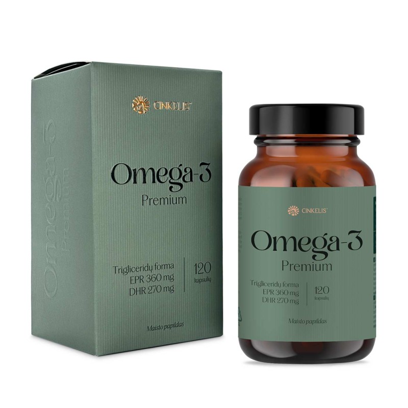 Omega 3 Premium kapsulės