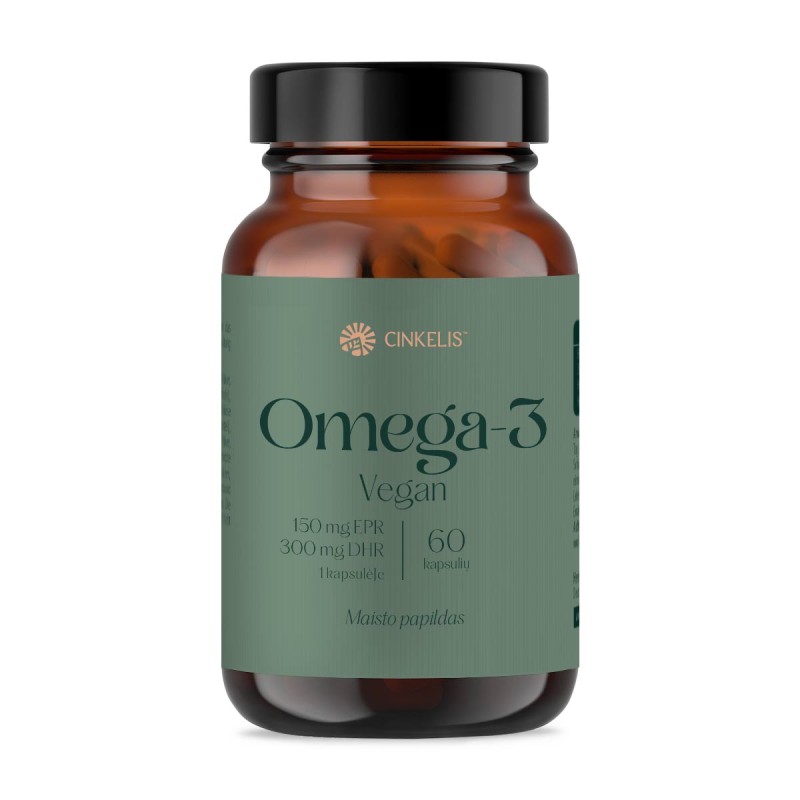 Omega 3 Vegan kapsulės