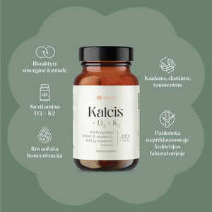 Kalcis + D3 + K2