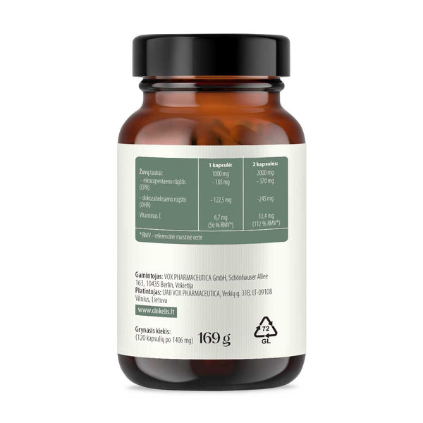 Omega 3 Classic kapsulės