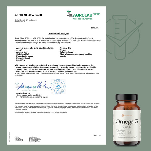 Omega 3 Classic kapsulės