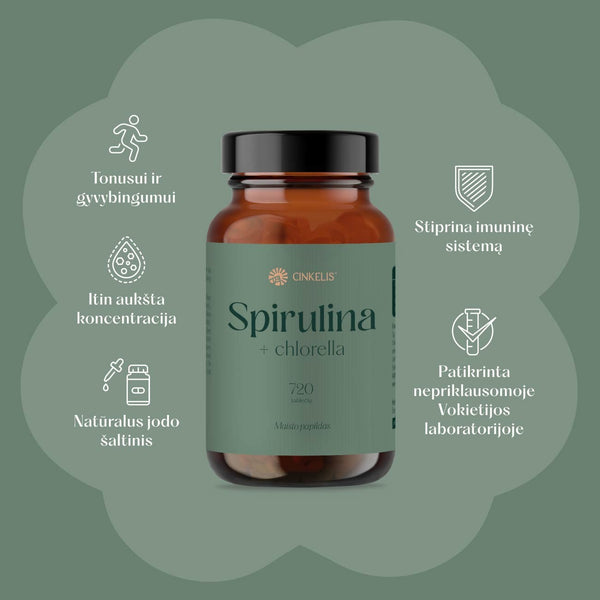 Spirulina + chlorella
