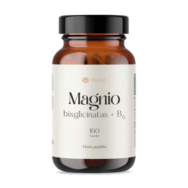 Magnio bisglicinatas + B6