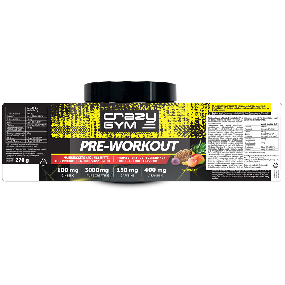 Crazy Gym Pre-workout